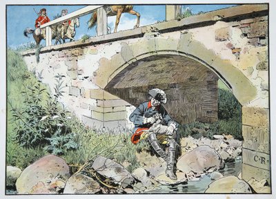 A dangerous moment, 1745 by Richard Knoetel